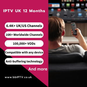 IPTV UK 12 Months Subscription