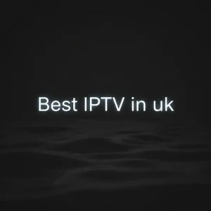 Streaming device interface promoting Best IPTV in uk subscription service for smart TVs