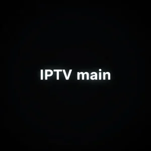 IPTV main interface displayed on a smart TV streaming dashboard screen