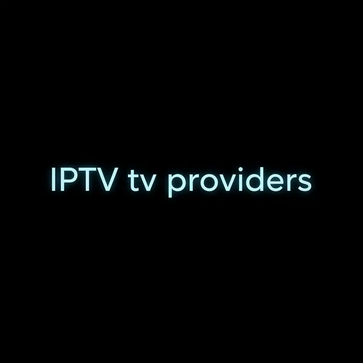 Smart TV streaming interface showing IPTV tv providers channel guide and icons
