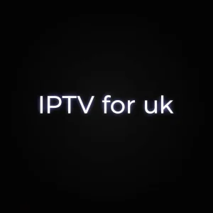 Streaming app interface shown on smart TV setup, IPTV for uk users
