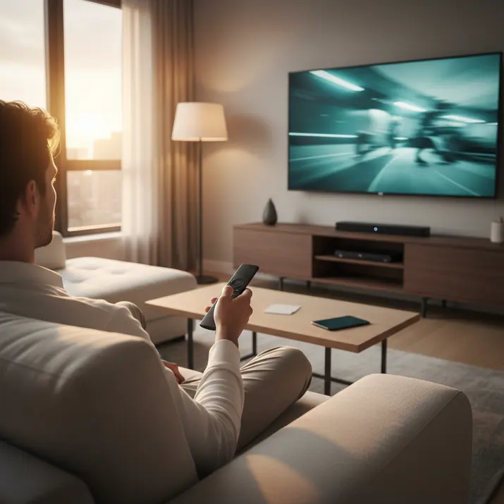 4K IPTV viewing at home with remote control for bbIPTV resellers