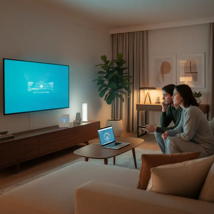 Test internet speed to stop IPTV buffering during peak hours in the UK