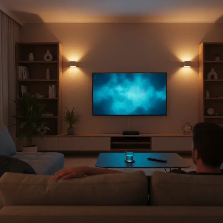 Testing 4K IPTV streaming quality and stability in a modern UK living room